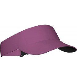 Solid Color Light Purple Adult Sunscreen Visor Cap - Ideal for Outdoor Sports Golf Sun Cap, Baseball Sun Cap & Tennis Sun Cap...