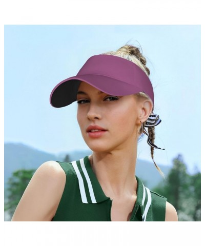 Solid Color Light Purple Adult Sunscreen Visor Cap - Ideal for Outdoor Sports Golf Sun Cap, Baseball Sun Cap & Tennis Sun Cap...