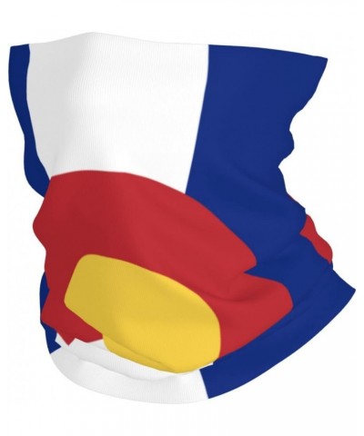 Colorado Flag Neck Gaiter Face Mask Reusable, Cloth Face Masks Bandana Balaclava Cover Scarf Shield Multicolor $7.74 Balaclavas