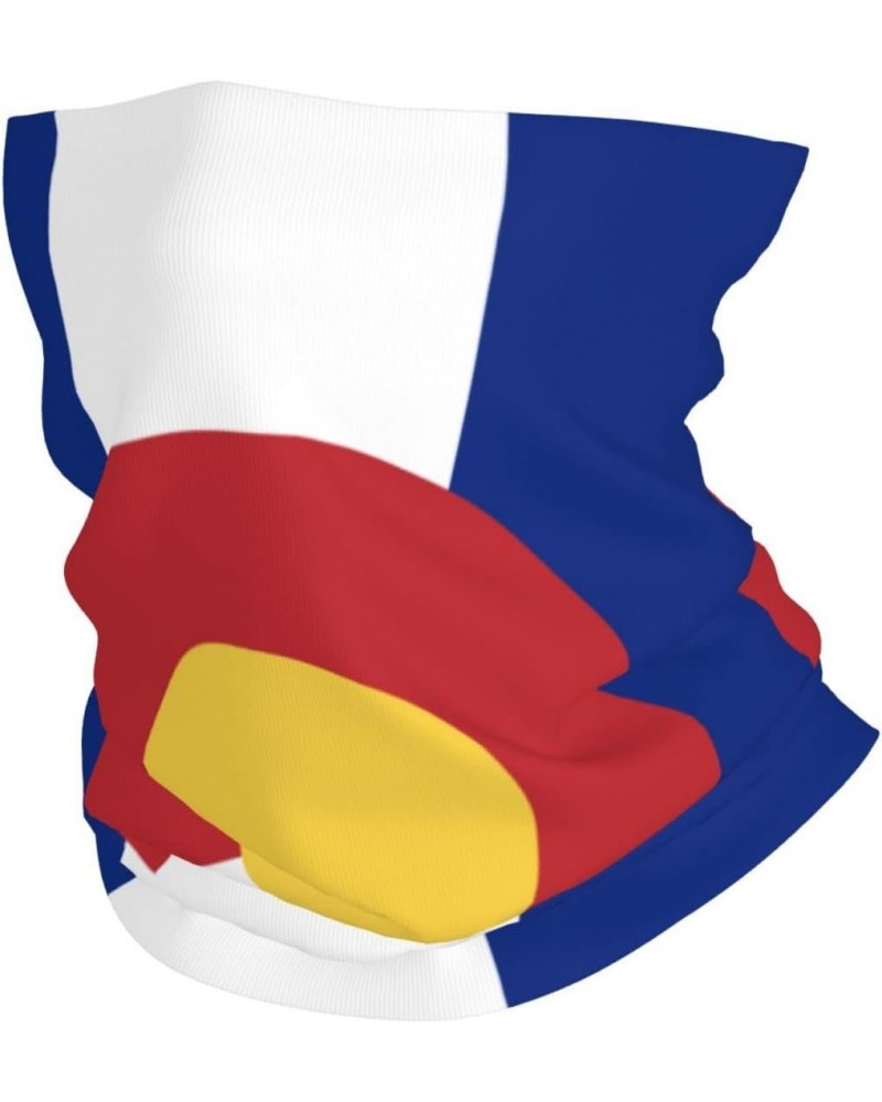 Colorado Flag Neck Gaiter Face Mask Reusable, Cloth Face Masks Bandana Balaclava Cover Scarf Shield Multicolor $7.74 Balaclavas