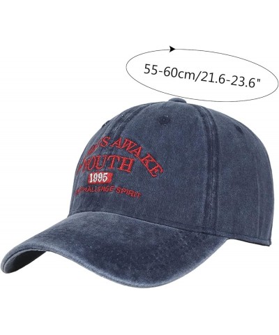 Men and Women Denim Baseball Cap Outdoor Fashion Style Breathable Sunscreen Sunshade Cap Hat U Give Black $10.11 Baseball Caps