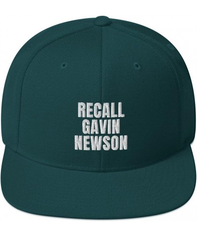 Recall Gavin Governor Newsom Cap (Embroidered Snapback Hat) California Election Spruce $16.23 Baseball Caps