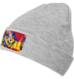 Flag of Venezuela Print Knitted Hat Adult Beanie Hat,Elastic Brimless Cap, Doudou Hat Christmas,Birthdays Gray $8.96 Skullies...