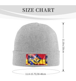 Flag of Venezuela Print Knitted Hat Adult Beanie Hat,Elastic Brimless Cap, Doudou Hat Christmas,Birthdays Gray $8.96 Skullies...