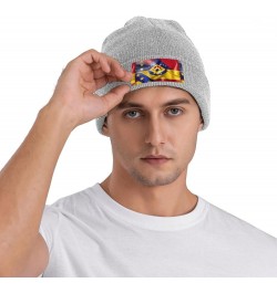 Flag of Venezuela Print Knitted Hat Adult Beanie Hat,Elastic Brimless Cap, Doudou Hat Christmas,Birthdays Gray $8.96 Skullies...