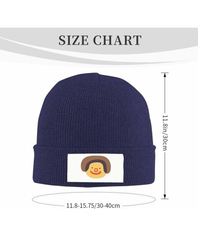 Warm Winter Hat and Stylish Blue Knitted Beanie for Men and Women, Minimalist Beanies Cap - Elastic and Slouchy 4861d-various...