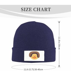 Warm Winter Hat and Stylish Blue Knitted Beanie for Men and Women, Minimalist Beanies Cap - Elastic and Slouchy 4861d-various...