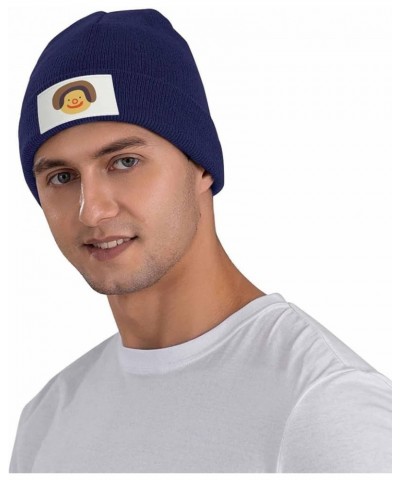 Warm Winter Hat and Stylish Blue Knitted Beanie for Men and Women, Minimalist Beanies Cap - Elastic and Slouchy 4861d-various...