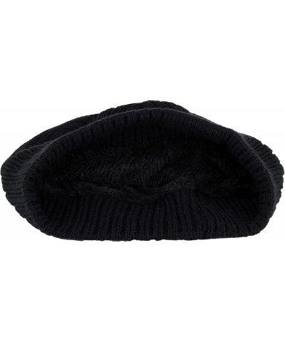 Multicolor Cap Plush Outdoor Crochet Knit Women Ball Hats Casual Baseball Caps Cap Pack Black-a $13.57 Skullies & Beanies