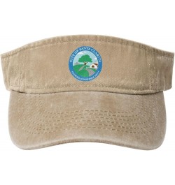 Seal of Santa Clarita, California Sun Visor Hats for Women Men Adjustable Sports Sun Hats Cotton Golf Cap Natural $13.11 Visors