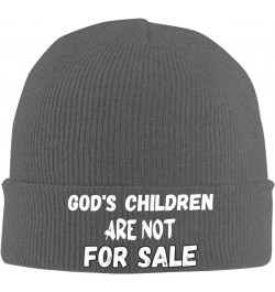 God's Children are Not for Sale3 Fashionable Knitted Hats Cozy Elegance for Men Women3 Deep Heather $13.91 Skullies & Beanies