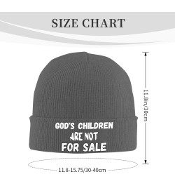 God's Children are Not for Sale3 Fashionable Knitted Hats Cozy Elegance for Men Women3 Deep Heather $13.91 Skullies & Beanies