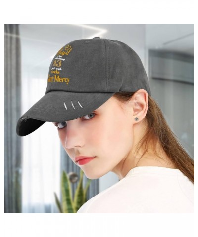 93 Years with Gods Grace Mercy Sun Hat Cute Hat Dark Grey Hats for Women Gifts for Her Cool Caps $9.45 Sun Hats