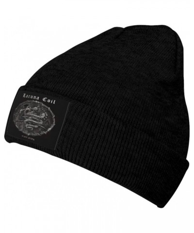 Knit Hats Lacuna Rock Coil Band Beanie Skull Cuffed Knitted Cap Slouchy Warm Acrylic Cap for Men and Women Black $11.79 Skull...