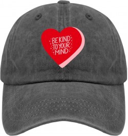 Be Kind to Your Mind Red Ribbon Week Shirt Sun hat Camping hat Pigment Black Mens Baseball Cap Gifts for Mom Pigment Black $1...