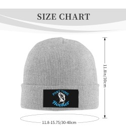 Mens Knit Hat Fishing Fitted Knit Beanie Caps Women's Knit Ski Hats for Unisex Long Part Time Hooker Beanie Gray $12.23 Skull...