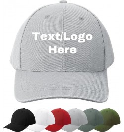 Custom Baseball Cap for Men Women Add Your Text Logo Photo Personalized Gifts Grey $9.68 Baseball Caps