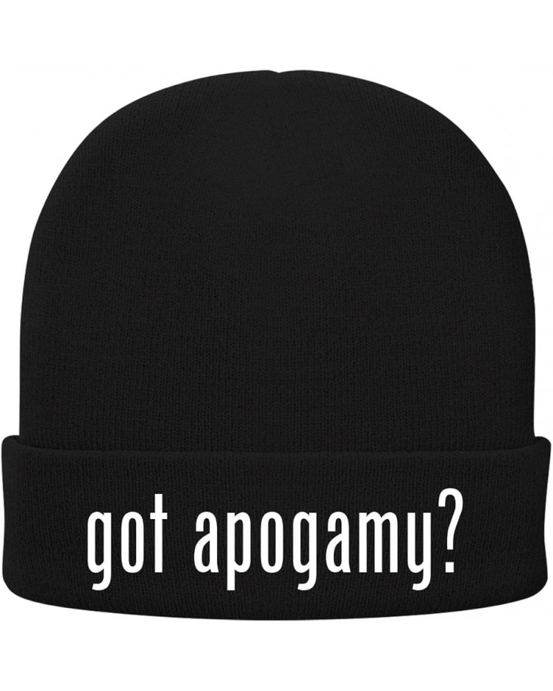 got Apogamy? - Soft Adult Beanie Cap Black $19.12 Skullies & Beanies