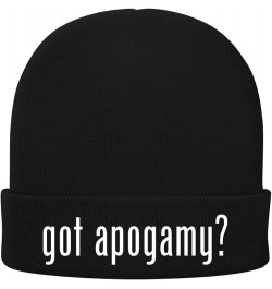 got Apogamy? - Soft Adult Beanie Cap Black $19.12 Skullies & Beanies