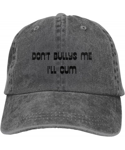 Don't Bullys Me I'll Cum Hat Trucker Hat for Men Women Dad Baseball Cap Deep Heather $12.70 Baseball Caps