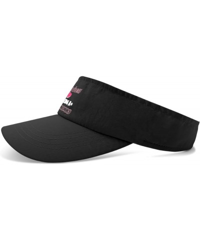 Happiness is Being's A Grandmommy Hat Sun Visor for Men Sun Visor Sun Cap Allblack $11.18 Visors