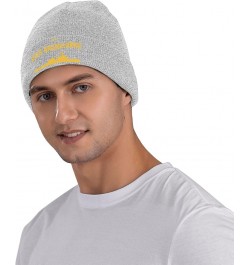 DDG 51 USS Arleigh Burke Unisex Beanie Cap Winter Skull Cap Knitted Hat Slouchy Knit Hat Knitted Pullover Cap Gray $13.55 Sku...