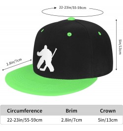 Adjustable Snapback Hat for Men Women, Hockey Unisex Hip Hop Baseball Cap Trucker Dad Hats Green $11.11 Baseball Caps