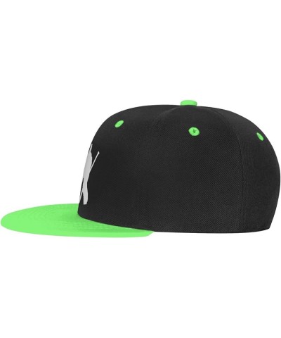 Adjustable Snapback Hat for Men Women, Hockey Unisex Hip Hop Baseball Cap Trucker Dad Hats Green $11.11 Baseball Caps