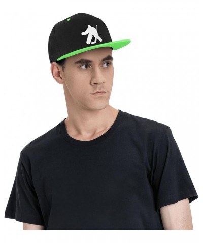 Adjustable Snapback Hat for Men Women, Hockey Unisex Hip Hop Baseball Cap Trucker Dad Hats Green $11.11 Baseball Caps