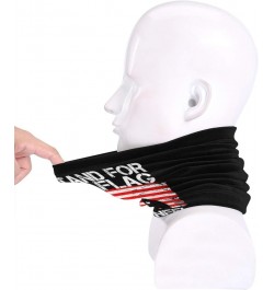 Stand for the Flag Kneel for the Cross Neck Warmer Headwear Face Scarf Mask Balaclava Painting $10.99 Balaclavas