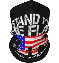 Stand for the Flag Kneel for the Cross Neck Warmer Headwear Face Scarf Mask Balaclava Painting $10.99 Balaclavas