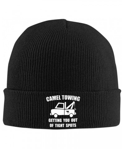 Camel Towing When It's Wedged in Tight We'll Pull It Out Fashionable Knitted Hats Cozy Elegance for Men Women0 $13.67 Skullie...