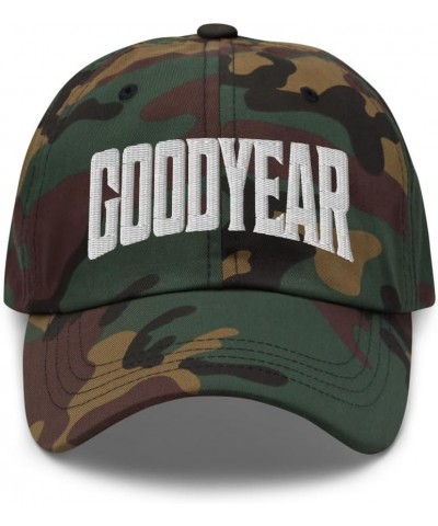 Goodyear Arizona AZ Embroidered Dad Hat Green Camo $16.78 Baseball Caps