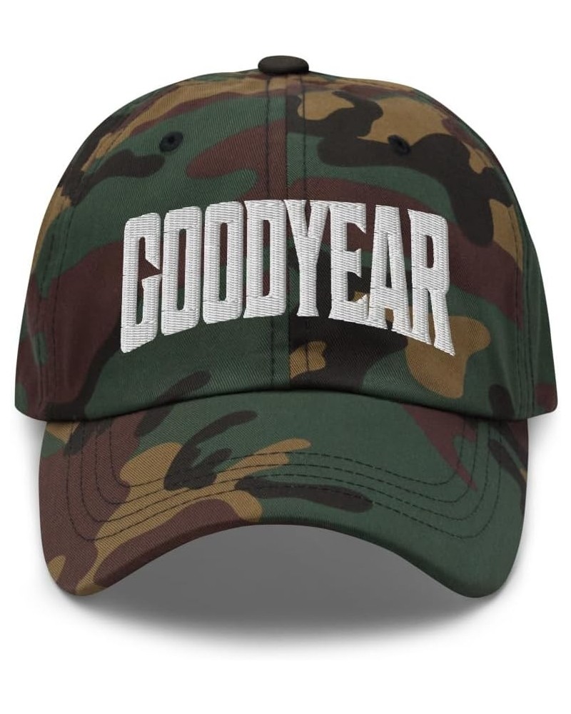 Goodyear Arizona AZ Embroidered Dad Hat Green Camo $16.78 Baseball Caps