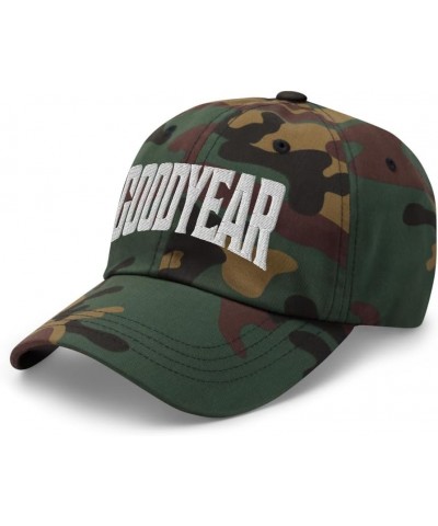 Goodyear Arizona AZ Embroidered Dad Hat Green Camo $16.78 Baseball Caps