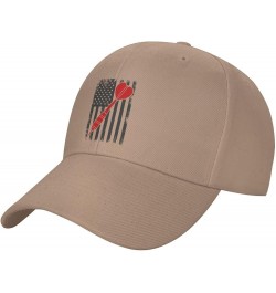 Darts American Flag Baseball Caps for Men Women Hat Adjustable Cap Trucker Hats Dad Cap Natural $12.79 Baseball Caps