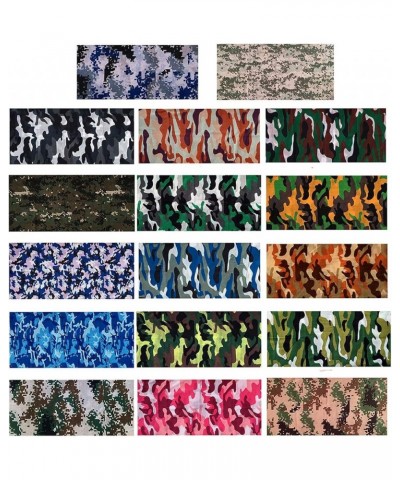 Camo Bandana, Sport Men Women Dust Head Sweatband Head Wrap Mask Neck Warmer Face Mask Magic Scarf 369 $8.28 Balaclavas