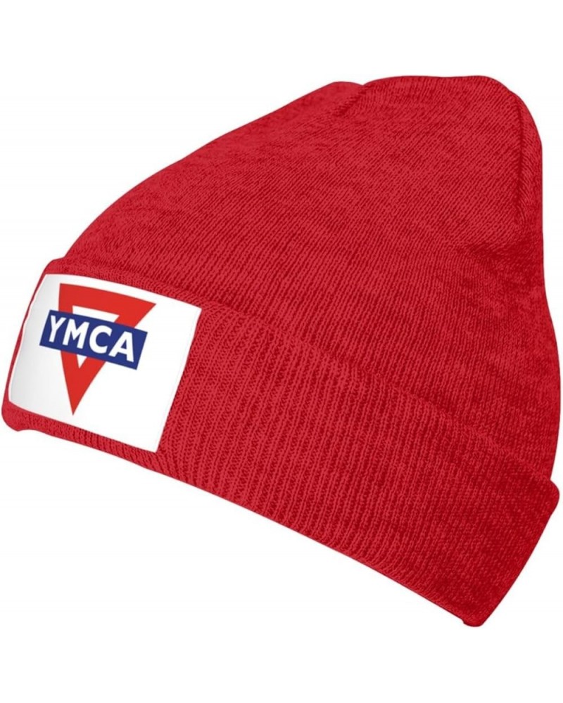 YMCA Stretch Beanie Knit Hat for Men Women Winter Fall Spring Warm Cap Red $14.15 Skullies & Beanies