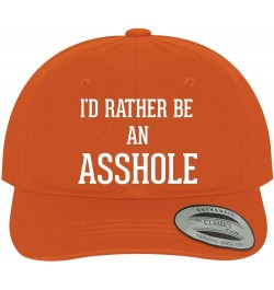 I'd Rather Be an Asshole - Soft Dad Hat Baseball Cap Orange $18.97 Baseball Caps