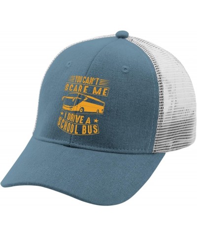 You Can't Scare mes i Drive a School Bus Hats Trucker hat Women AllBlack Golf hat Gifts for Daughter Hiking Hat Skyblue $9.44...