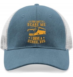 You Can't Scare mes i Drive a School Bus Hats Trucker hat Women AllBlack Golf hat Gifts for Daughter Hiking Hat Skyblue $9.44...