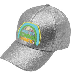 Womens Sun hat Video Back to School vibess Black Trucker hat Funny hat Gifts for Grandpa Cycling Caps Silver Color $9.68 Base...