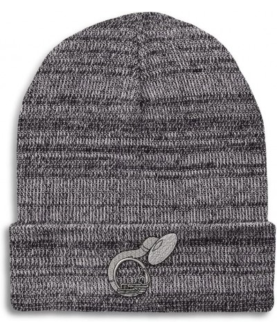 Custom Beanies for Men Sousaphone Music A Embroidery Winter Hats for Women Acrylic Skull Cap 1 Size Heather Grey Design Only ...