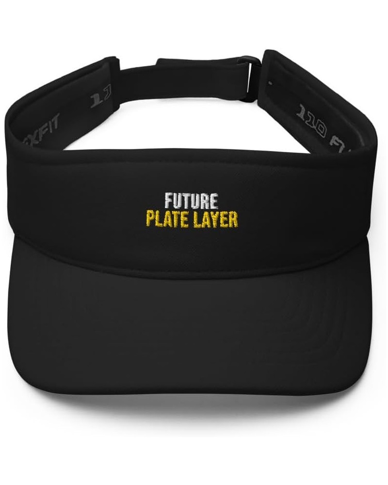 Future Plate Layer Hat (Embroidered Visor) Plate Layer Apparel Black $21.59 Visors