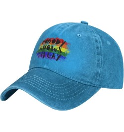 Nobody Knows I'm Gay Hat LGBT LGBTQ Gay Proud Hat Men Women Baseball Cap Adjustable Trucker Hat Cowboy Hat Blue $10.10 Cowboy...