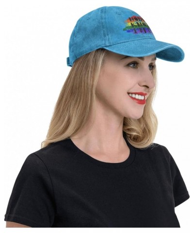 Nobody Knows I'm Gay Hat LGBT LGBTQ Gay Proud Hat Men Women Baseball Cap Adjustable Trucker Hat Cowboy Hat Blue $10.10 Cowboy...