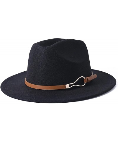 Men and Women Winter Jazz Hat Linen Belt Accessories Hip Hop Hat Fedora Hat 5 $18.81 Fedoras