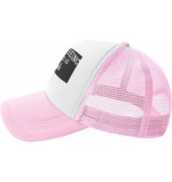 It's Weird Being The Same Age As Old People Gift Trucker Hat Mesh Baseball Cap Men Ponytail Hat Women Sun Hat Black Pink $9.4...