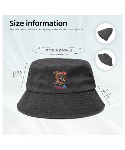 Unisex Fashion Printing Bucket Hat Washed Cotton Sun Fisherman Cap Outdoor Headwear for Women Men Black $10.79 Bucket Hats