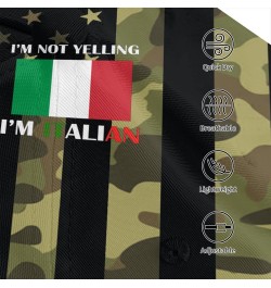 I'm Not Yelling I'm Italian Cap Tucker Hat Adjustable Sports Baseball Caps5 Black $14.38 Baseball Caps